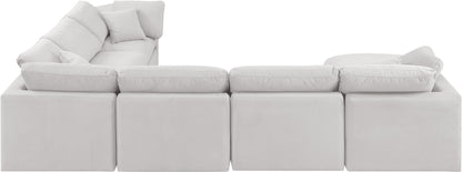 Indulge - Velvet 7 Piece Modular Sectional