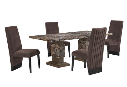 D12DT - Dining Table - Brown