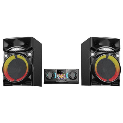 Gemini - Home Audio/Karaoke System, With Light Effects, 5000W IPP - Black