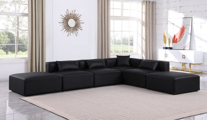 Cube - 6 Piece Modular Corner Armless Sectional