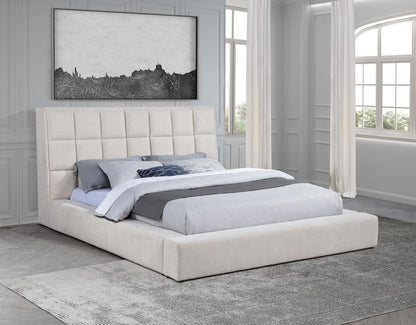 Dreux - Upholstered Panel Platform Bed