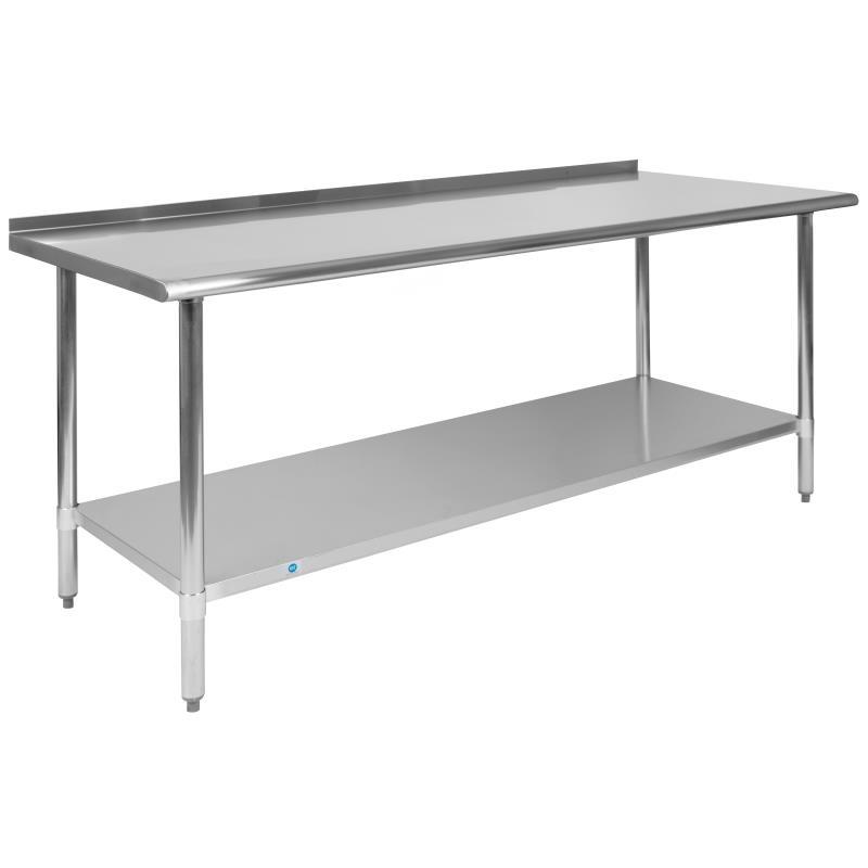 Flash Furniture - 72" x 30" Prep Table - Stainless