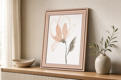 Blush Petals I By Jennifer Goldberger - Pink