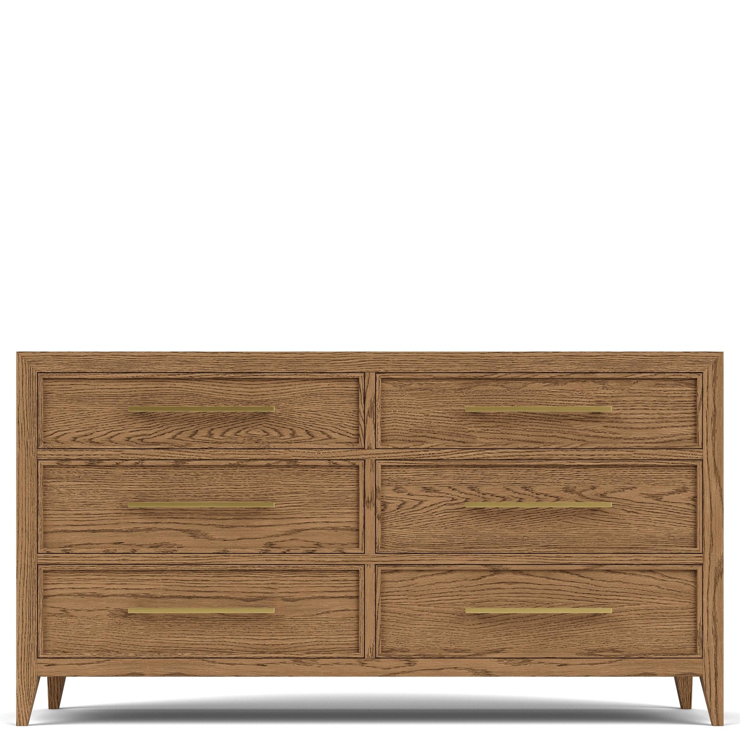 Halbrooke - Six Drawer Dresser - Light Brown