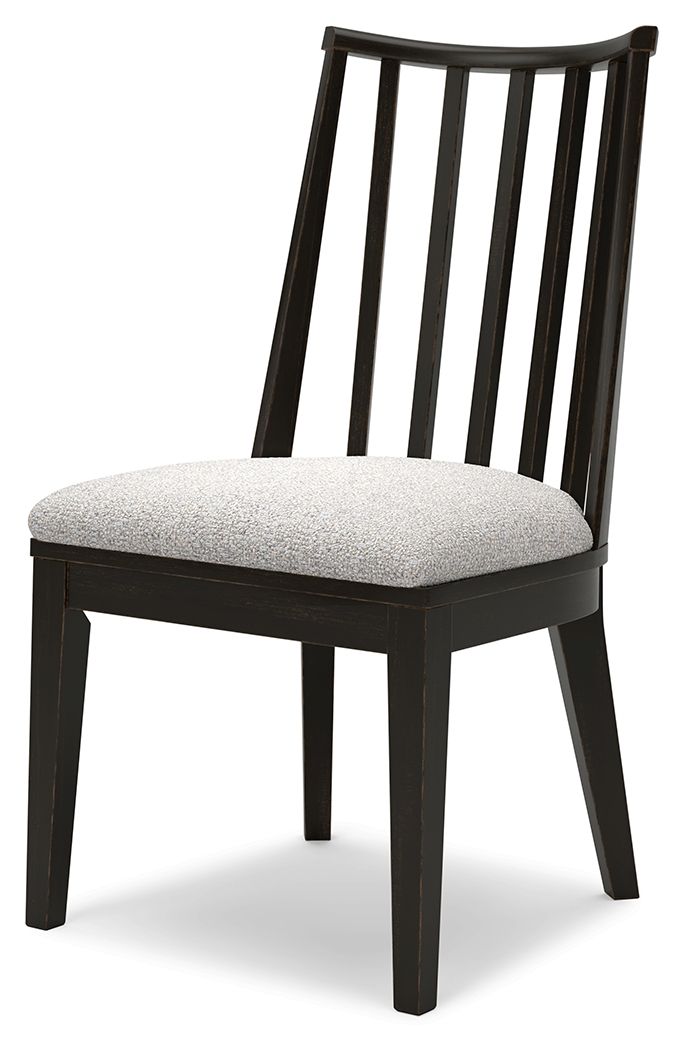 Galliden - Dining Upholstered Side Chair (Set of 2) - Black