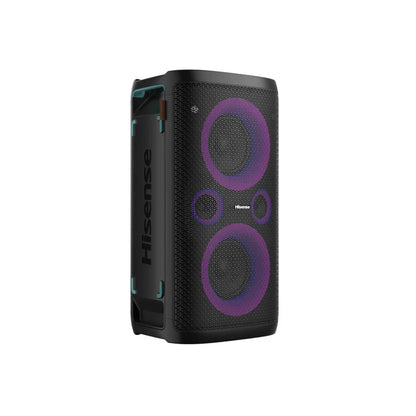 Hisense - Party Rocker One Portable Bluetooth Speaker, 300W, 15 Hour - Black