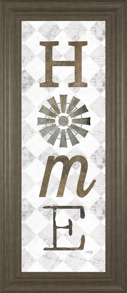 Home With Windmill Il By Marla Rae - Silver
