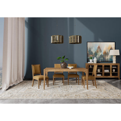 Halbrooke - Upholstered Back Side Chair (Set of 2) - Light Brown