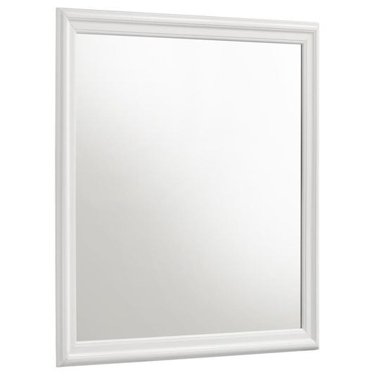Louis Philippe - 38.25" Dresser Mirror - White