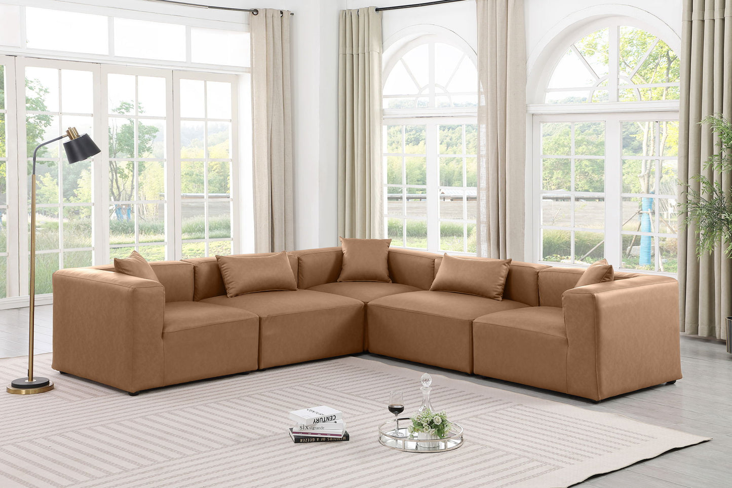 Cube - 5 Piece Modular Corner Sectional