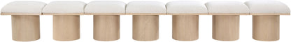 Pavilion - 7 Piece Modular Bench With Natural Base