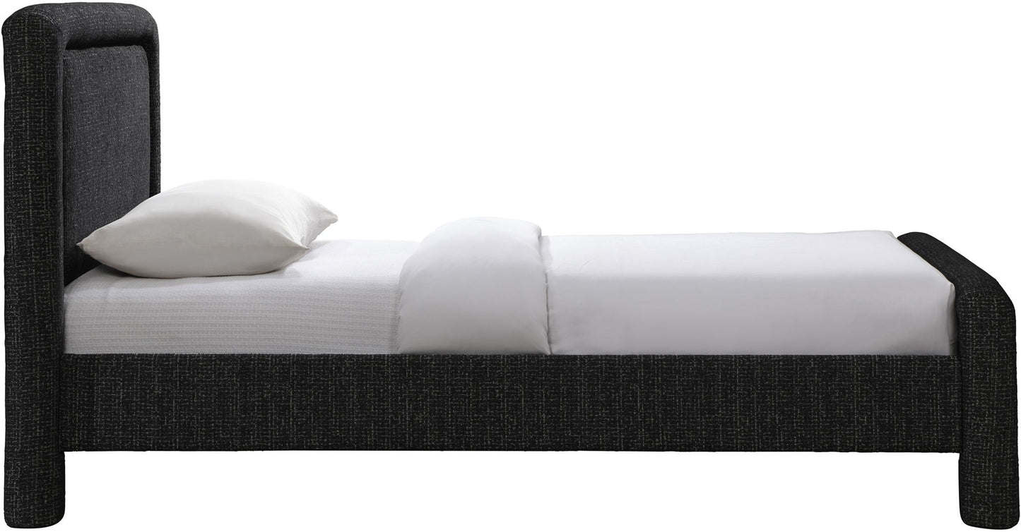 Baylor - Fabric With Interwoven Chenille Upholstered Bed