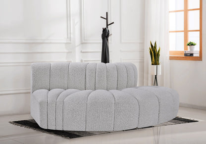 Arc - Boucle Fabric 3 Piece Modular Sofa