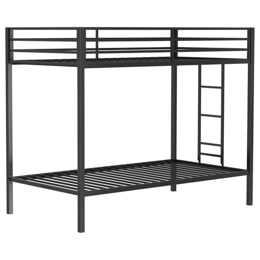 Alevera - Metal Bunk Bed With Ladder
