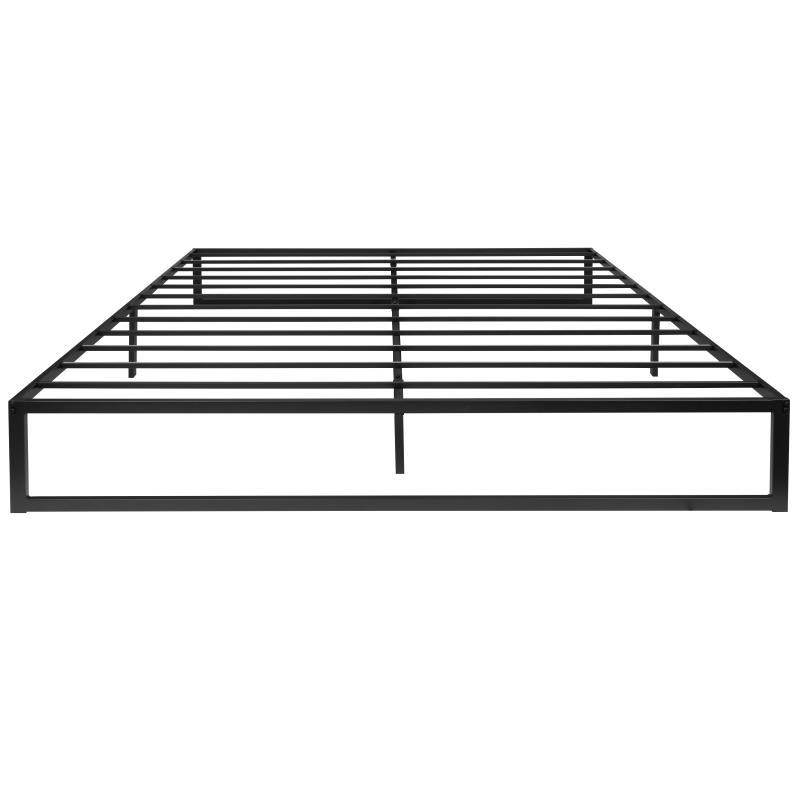 Flash Furniture - King Size 14" Metal Bed Frame - Black