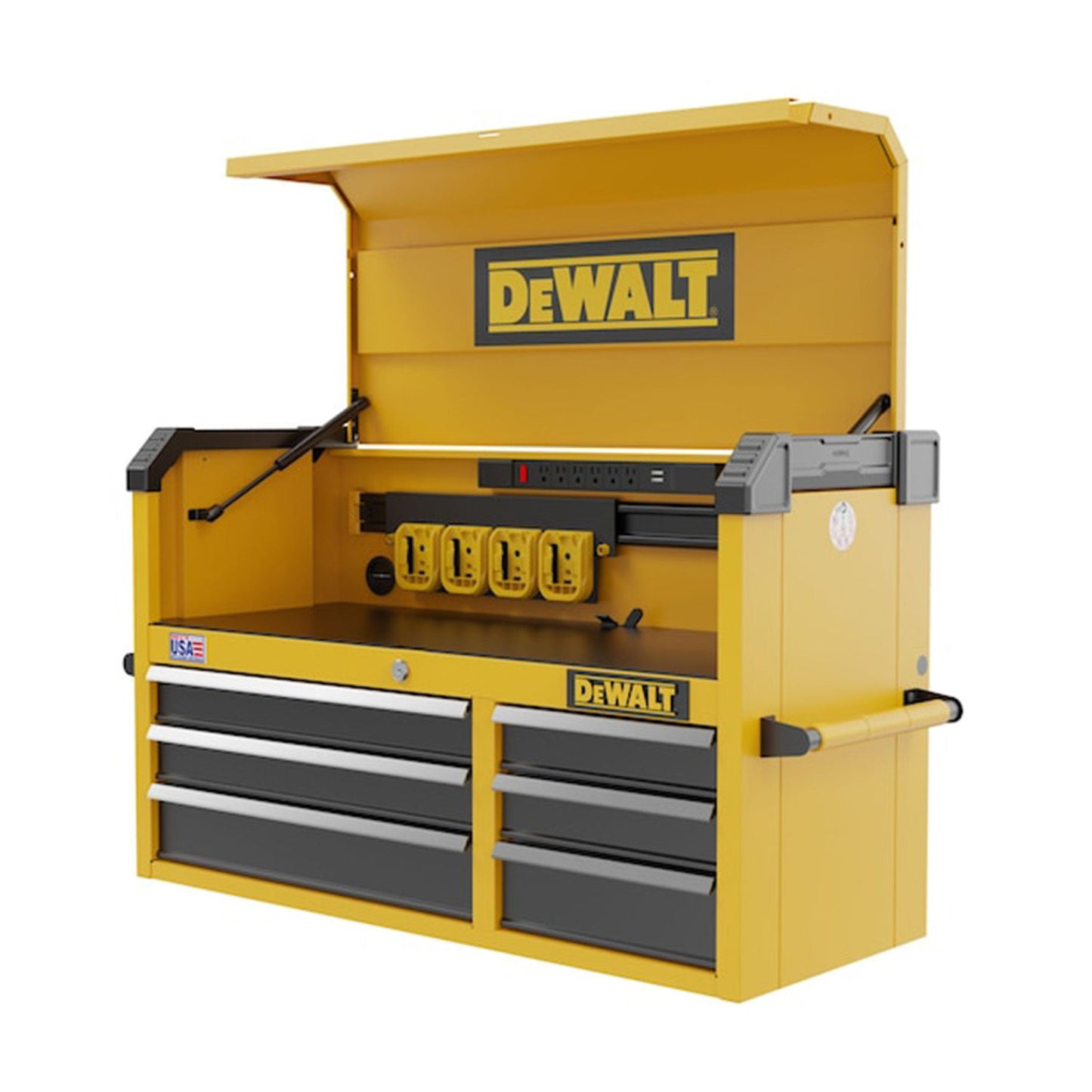 Dewalt - 41"x 19" 6-Drawer Top Tool Chest - Yellow