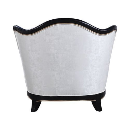 Nurmive - Chair With 2 Pillows - Beige Fabric