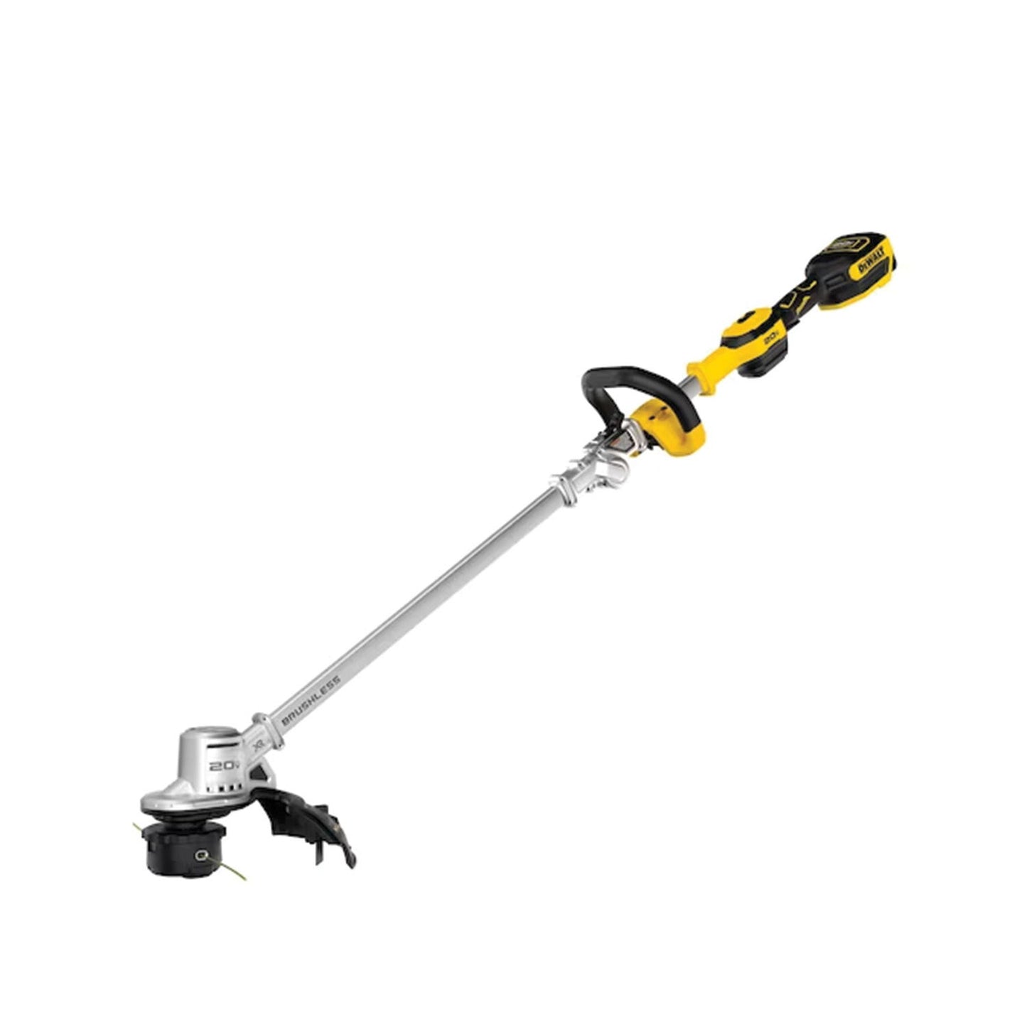 Dewalt - 20V Brushless Cordless Battery Powered String Trimmer Kit - Yellow
