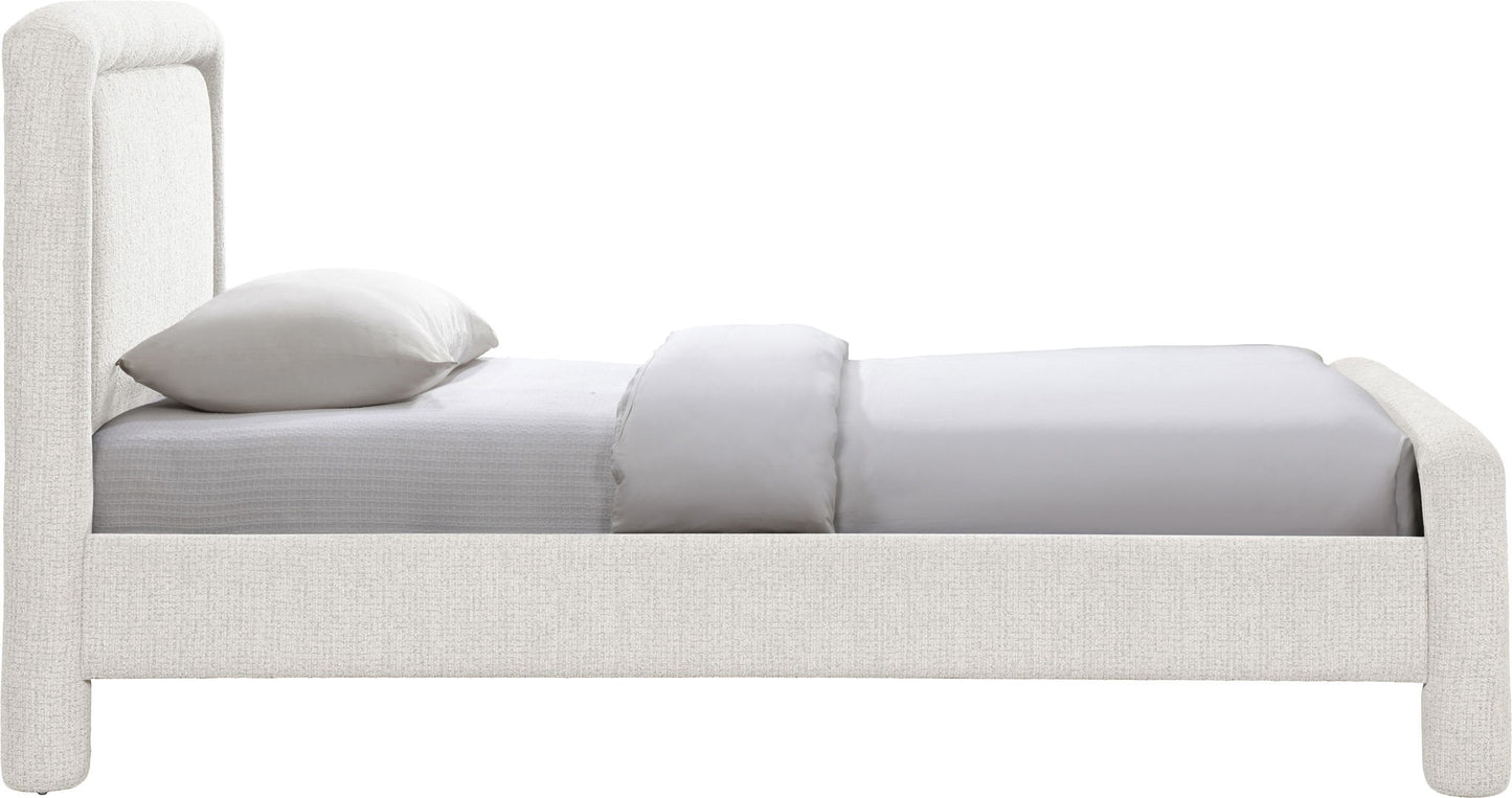 Baylor - Fabric With Interwoven Chenille Upholstered Bed