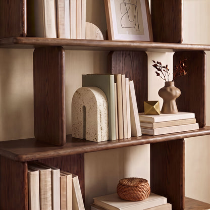 Phillipe - Genuine Travertine Bookend