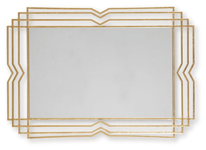 Claybrook - Accent Mirror - Gold Finish