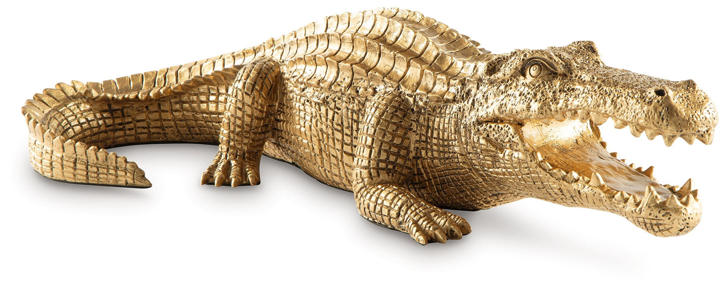 Lauretman - Sculpture - Antique Gold Finish