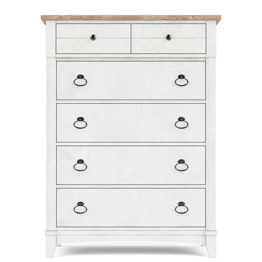 Maddox - 5 Drawer Chest - White