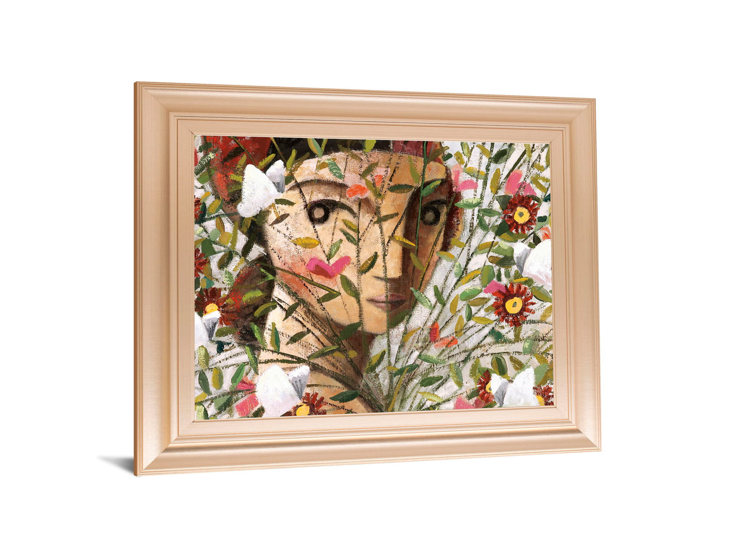 The Thief By Didier Lourenco - Framed Print Wall Art - Pink