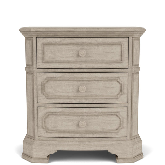 Kensington - 3 Drawer Nightstand - Beige