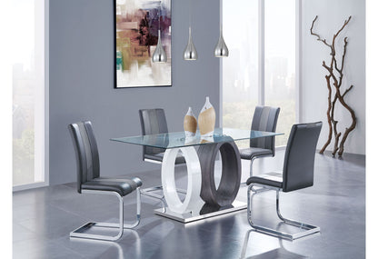 5 Piece Dining Room Set (D1628 Dining Table And 4 D915 Dining Chairs) - Gray