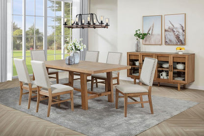 Middleton - Extension Leaf Dining Set With Upholstered Chairs