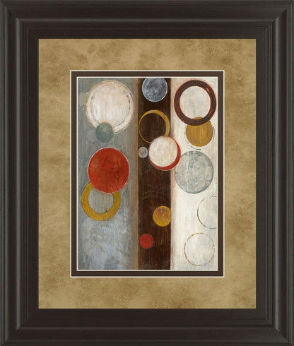 Crescent Moon I By Tava Studio - Framed Print Wall Art - Beige