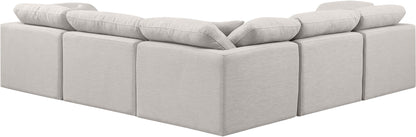 Indulge - Linen 5 Piece Modular Corner Sectional