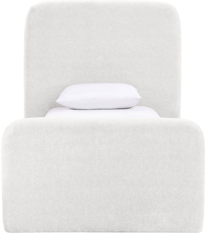 Fira - Chenille Fabric Upholstered Bed