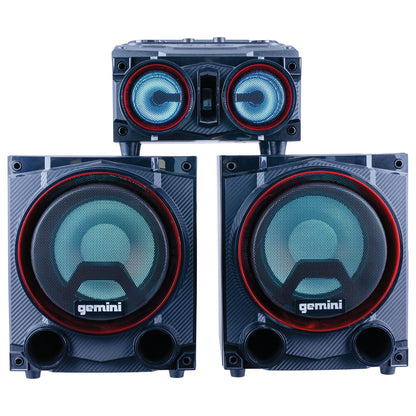 Gemini - 2000W Home Party System - Blue