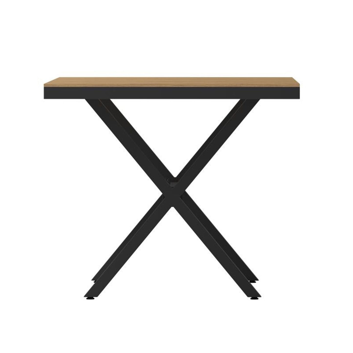 Flash Furniture - X Frame Patio Table - Natural / Black