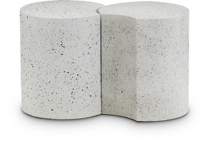 Dimple - End Table - Terazzo Finish