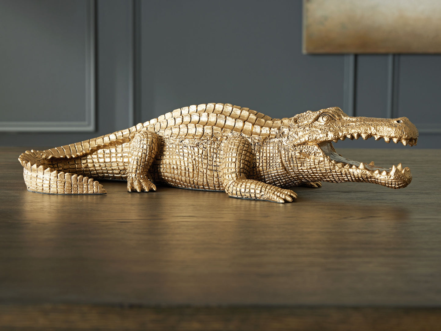 Lauretman - Sculpture - Antique Gold Finish