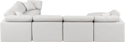 Indulge - Faux Leather 7 Piece Modular Sectional