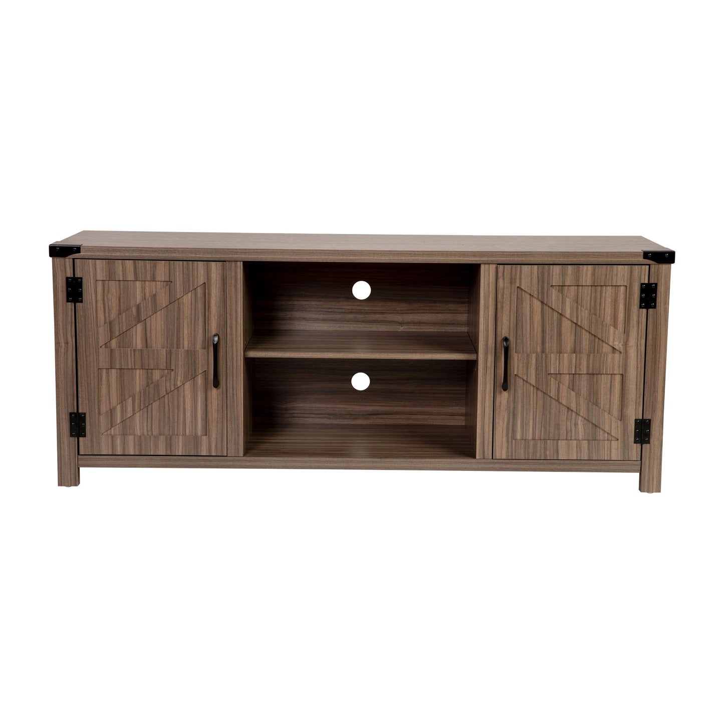 Flash Furniture - Barn Door TV Stand - Barnwood