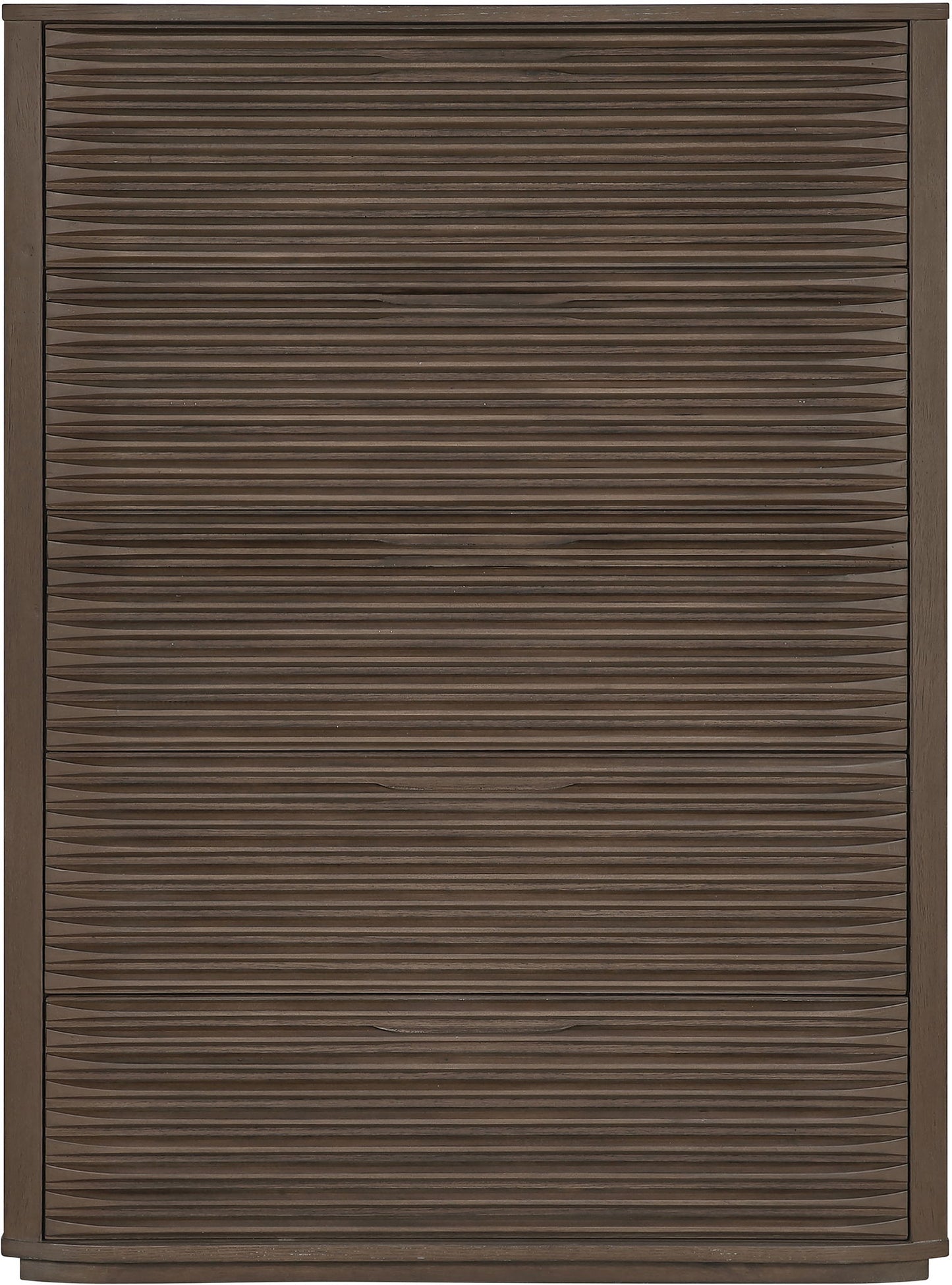 Morino - Oak Veneer And Solid Wood Chest - Brown