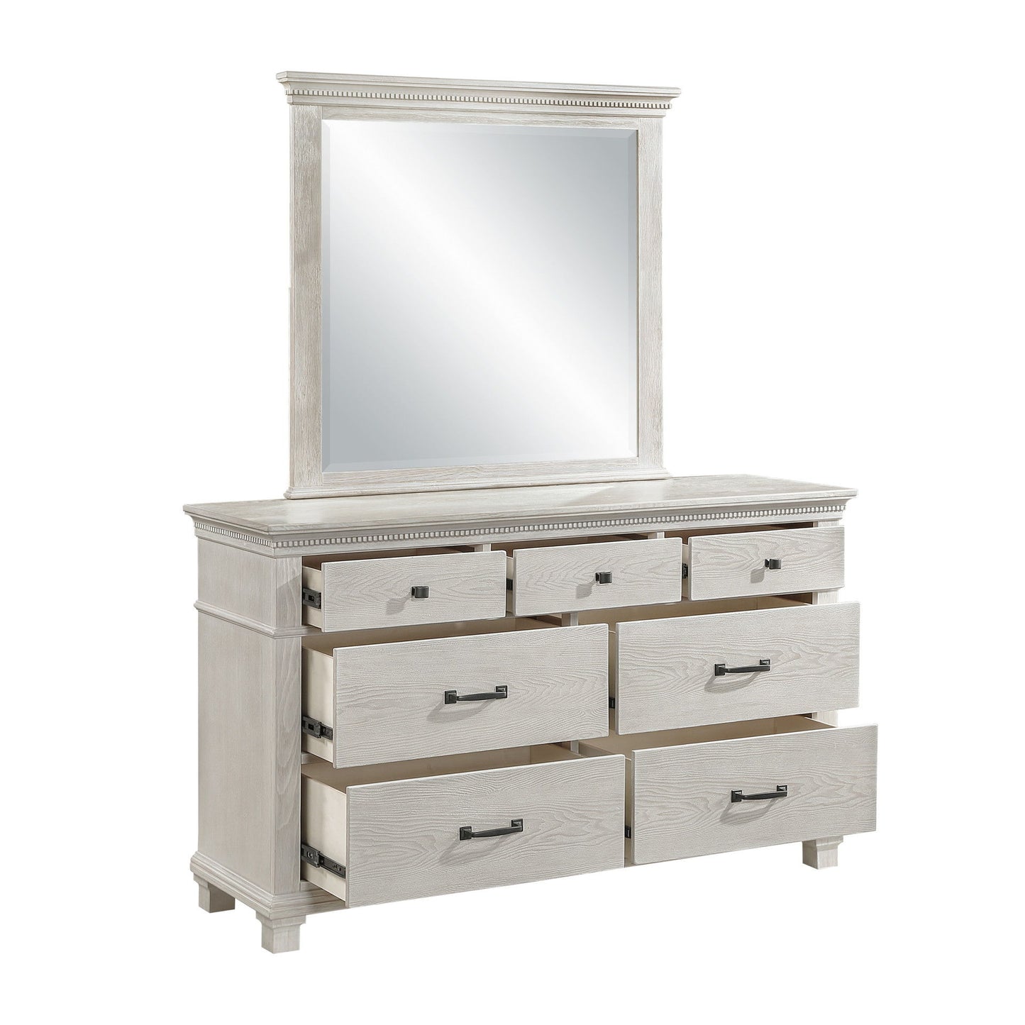 Silver Sands - Mirror - Gray