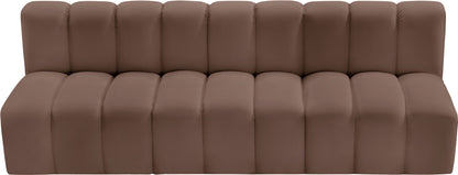 Arc - Faux Leather 3 Seats Modular Sofa