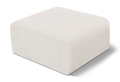 Arc - Boucle Fabric Ottoman