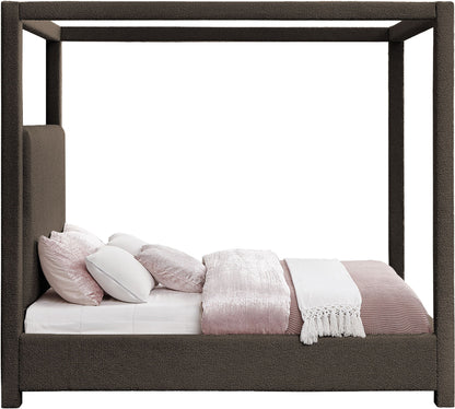 Eden - Boucle Fabric Upholstered Bed