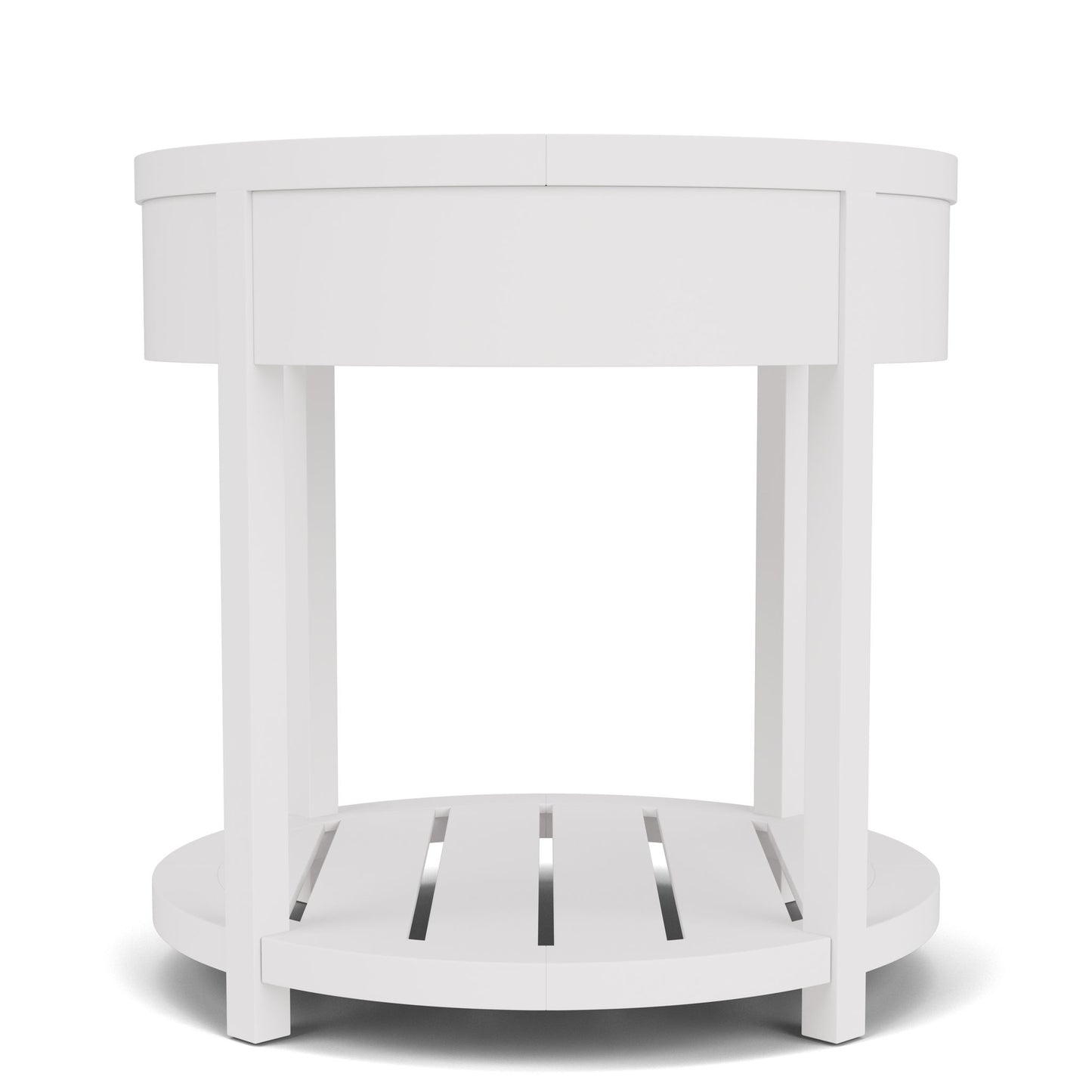 Rosalie - Round End Table - White