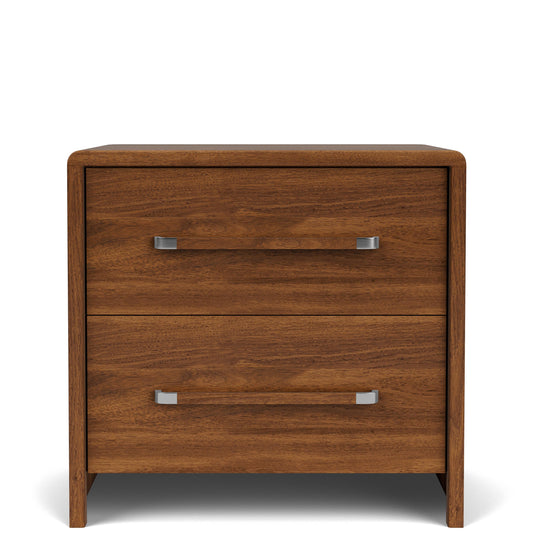 Elsie - 2 Drawer Nightstand - Dark Brown