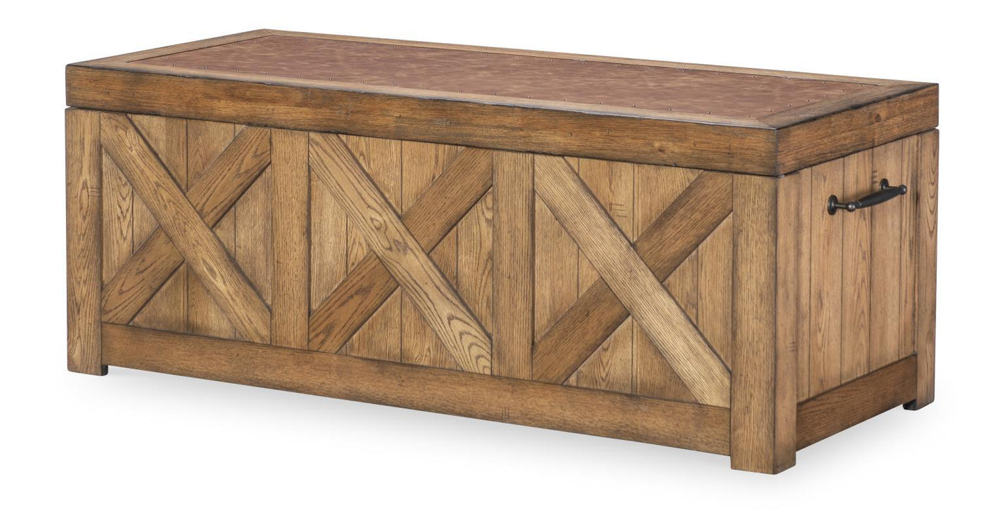 Vintage Market - Captains Truck Cocktail Table - Barnwood Oak
