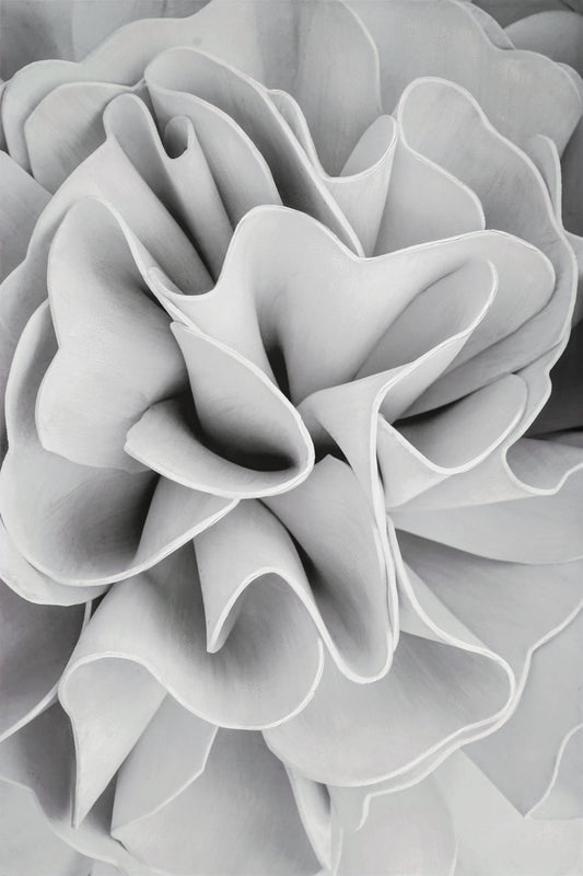 56x84 Hand Painted Textured Canvas - Dark Gray