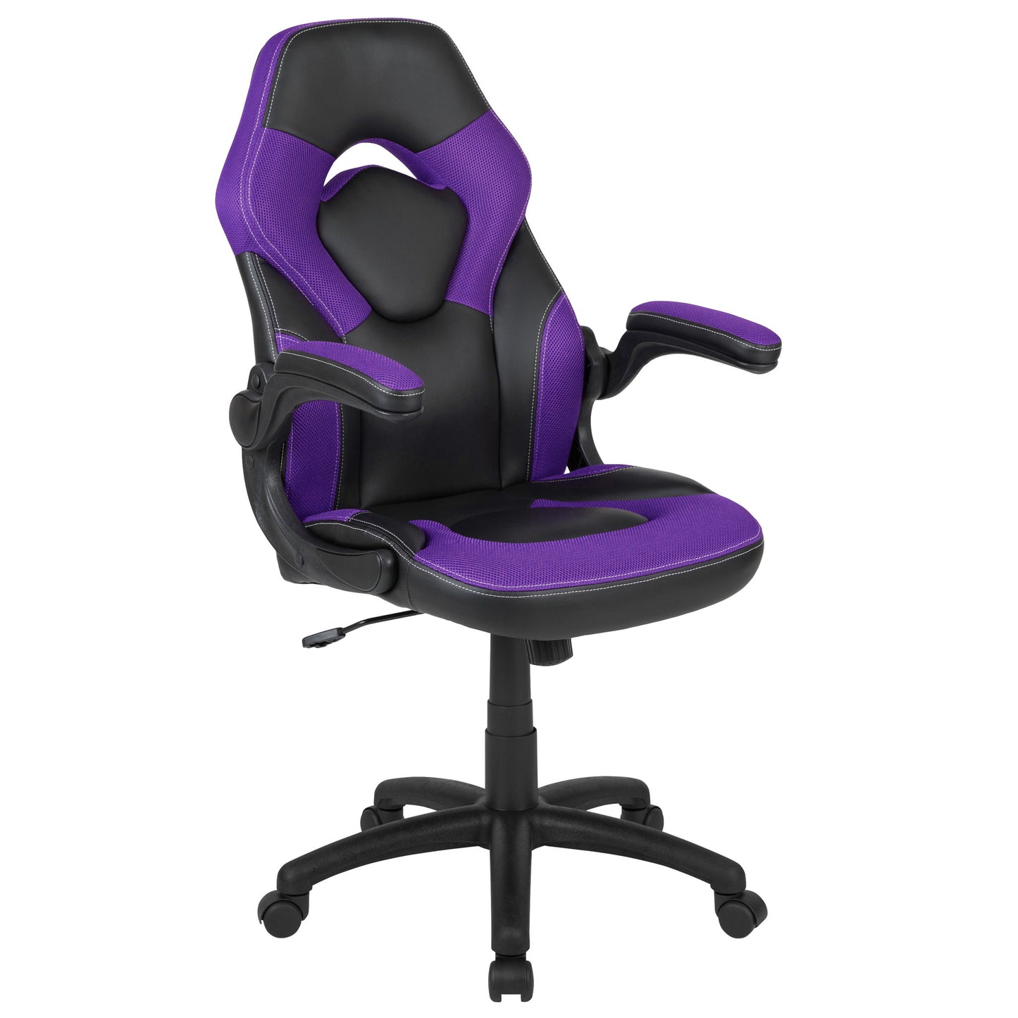 Flash Furniture - Gaming Chair - Purple/ Black